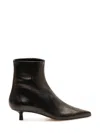 Aeyde Black Leather Sofie Boots In Black