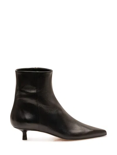 Aeyde Black Leather Sofie Boots