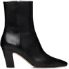 Aeyde Black Maris Calf Leather Boots In Black