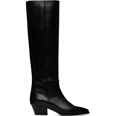 Aeyde Black Medea Knee-high Boots