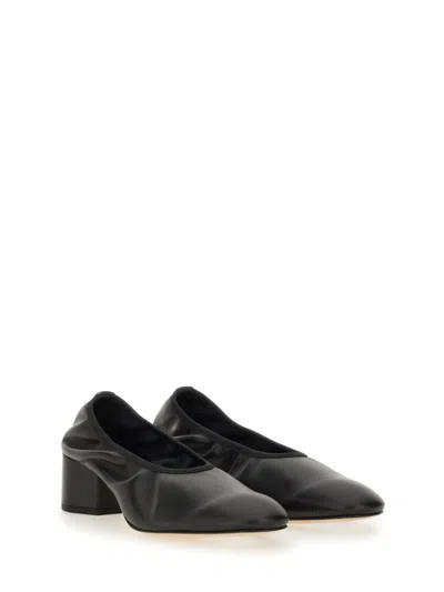 Aeyde Black Nappa Leather High Heels