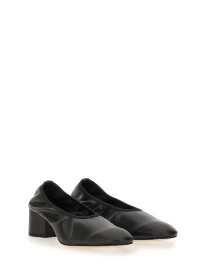 AEYDE AEYDE BLACK NAPPA LEATHER HIGH HEELS