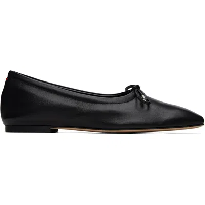 Aeyde Black Nomi Glove Ballerina Flats