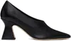 Aeyde Black Nova Nappa Leather Heels In Black