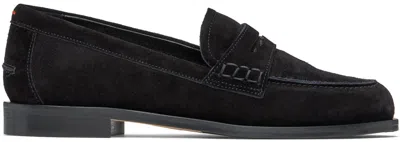 AEYDE BLACK OSCAR LOAFERS