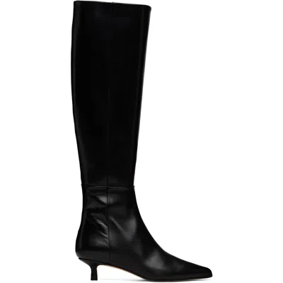 Aeyde Black Sabrina Knee-high Boots