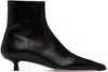 Aeyde Woman Ankle Boots Black Size 6 Leather In Black
