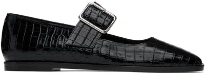 Aeyde Black Sunny Ballerina Flats