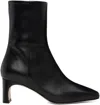 Aeyde Tabitha 65 Leather Ankle Boots In Black