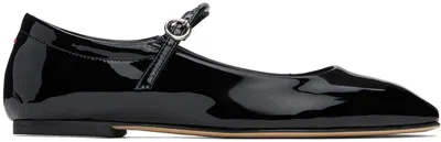 AEYDE BLACK UMA BALLERINA FLATS