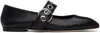 Aeyde Uma Eyelet Nappa Leather Ballet Flats In Black