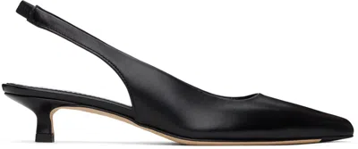 Aeyde Black Valerie Heels