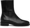 Aeyde Vincent Leather Ankle Boots In Black