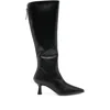 Aeyde Leather Boots In Black