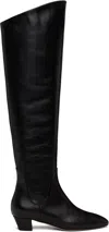 Aeyde Black Yonda Tall Boots In Black