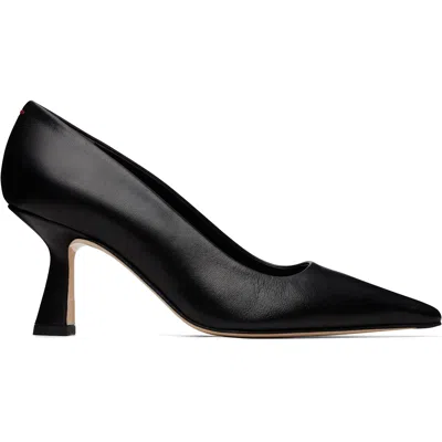 Aeyde Black Zandra Chiseled Heels