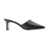 Aeyde Blithe Square-toe Mules In Black