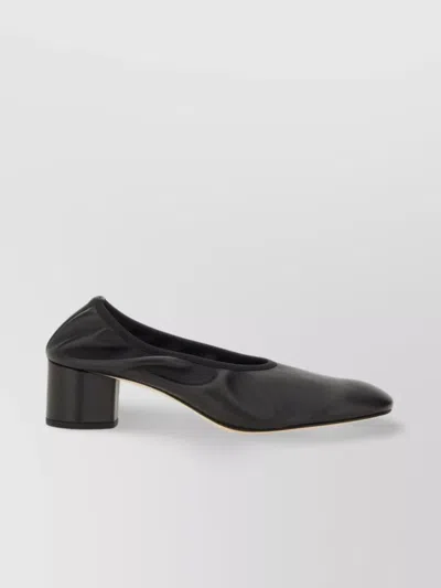 Aeyde Block Heel Round Toe Ballerina Shoes