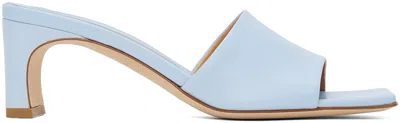 Aeyde Blue Jeanie Heeled Sandals In Powderblue