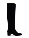 Aeyde Black Leather Boots In Black