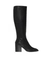 Aeyde Teresa 75 Leather Knee-high Boots In Black