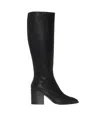 Aeyde Teresa 75 Leather Knee-high Boots In Black