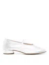 Aeyde Women's Pippa Nappa Leather Laminated In Silver
