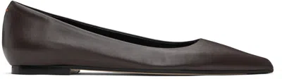 Aeyde ブラウン Cassy ポインテッドトゥ フラットシューズ In Brown