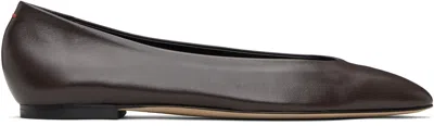 Aeyde Brown Ellie Ballerina Flats