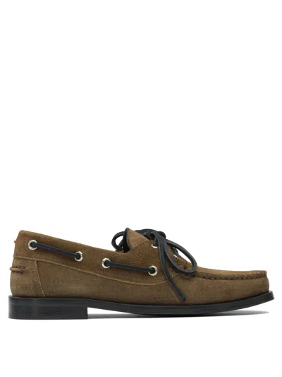 Aeyde Brown Rubber Loafers