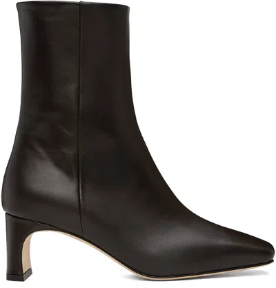 Aeyde Brown Tabitha Ankle Boots In Moka