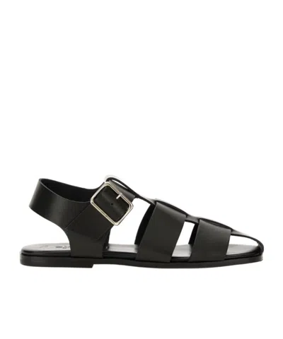 AEYDE AEYDE BUCKLE FASTENED CUT OUT SANDALS