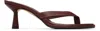 Aeyde Casualfit Leather Mules In Brown