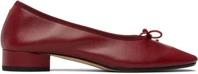 Aeyde Burgundy Onda Heels
