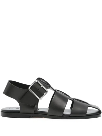 AEYDE CAGED SANDALS