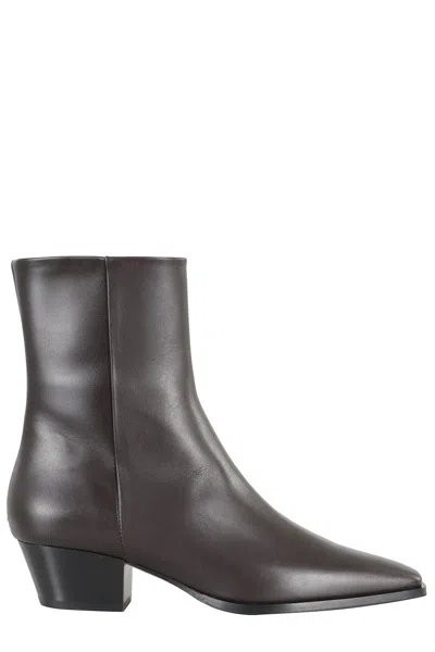 Aeyde Calf Leather Ankle Boot In Multi