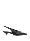 Aeyde Camila Pointed Slingback Heeled Pumps In Black