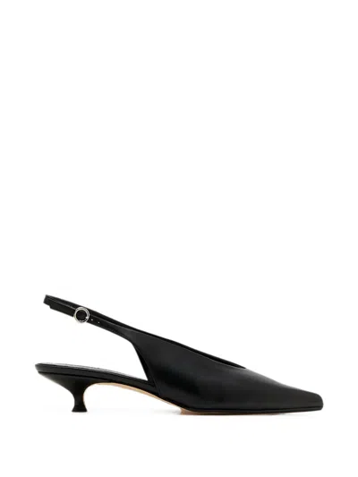 Aeyde Camila Pointed-toe Slingback Pumps In Black