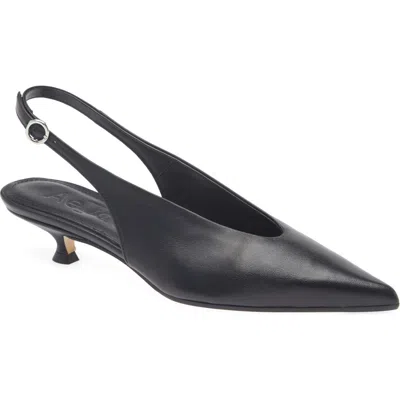 Aeyde Camila Slingback Kitten Heel Pump In Black