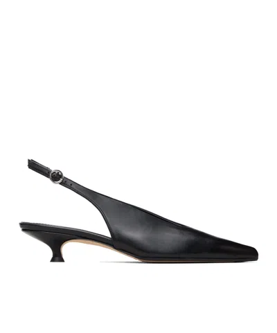 Aeyde Camilla Pointed Toe Slingback Pumps In Black