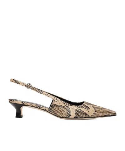 Aeyde Catrina Pointed High-heeled Single-layer Shoes In Nude