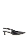 Aeyde Catrina Leather Kitten-heel Slingback Pumps