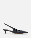Aeyde Brown Catrina Heels In Black