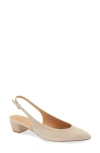 Aeyde Celeste Slingback Leather Pumps In Neutral
