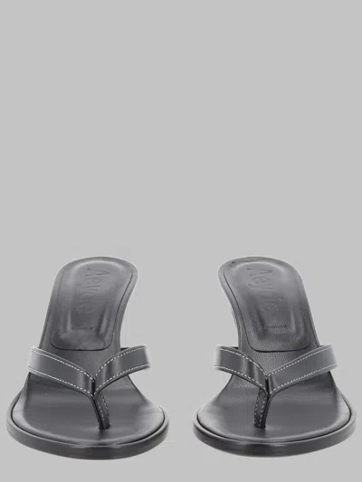 Aeyde Chic Mini Heels For Women In Black