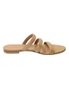 Aeyde Chrissy Flat Sandals In Brown Leather In Brown