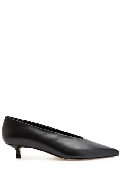 Aeyde Clara Leather Pumps In Black
