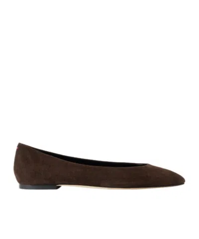 Aeyde Classic And Minimalist Flat Shoes In Brown