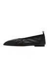 Aeyde Classic Ballet Flats In Black