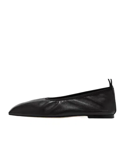 Aeyde Classic Ballet Flats In Black